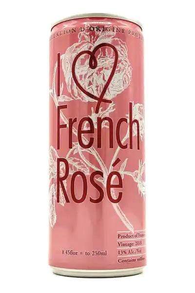 Rose Wine I love French Rose Can 250ml LP Wines & Liquors