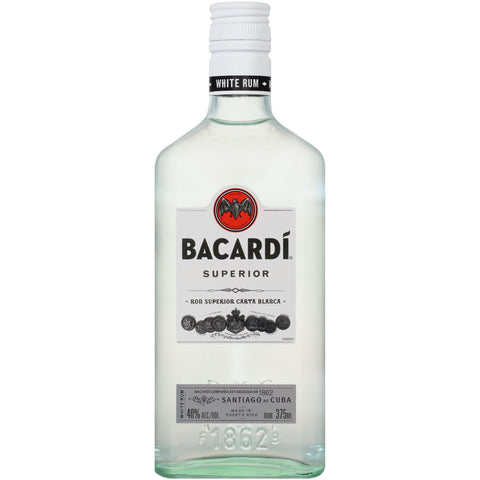 Rum Bacardi Superior Rum 375ml LP Wines & Liquors