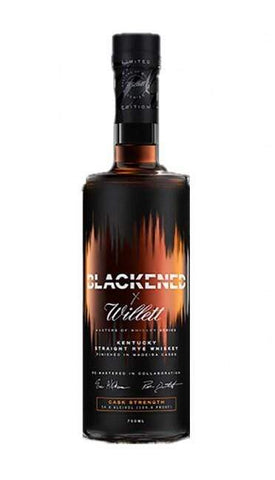 Rye Whisky BLACKENED X Willet MASTERS OF WHISKEY SERIES RYE WHISKY LP Wines & Liquors