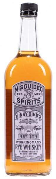 Rye Whisky Misguided Spirits Hinky Dinks Workingman’s Rye Whiskey 750 ml LP Wines & Liquors