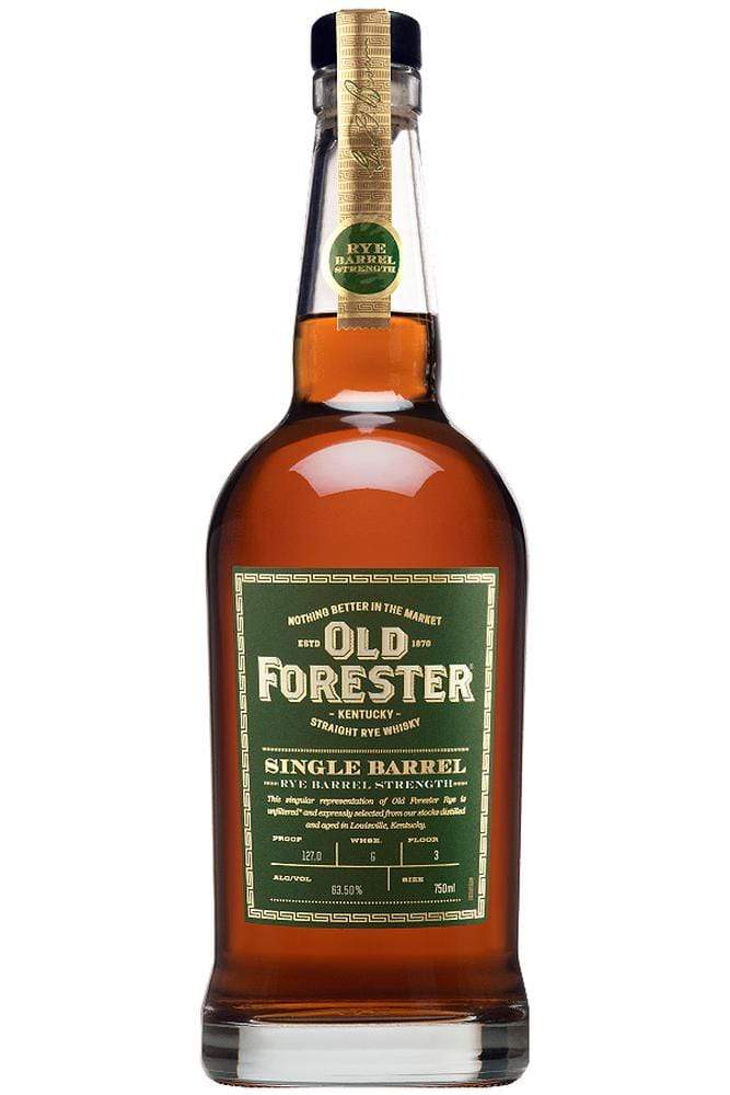 Rye Whisky Old Forester Single Barrel Rye Whiskey 750ml LP Wines & Liquors
