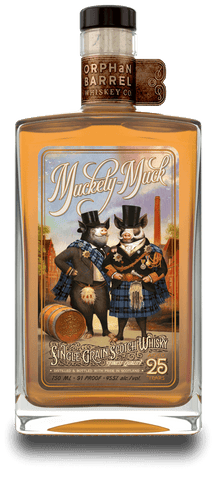 Scotch Whiskey Orphan Barrel Muckety-Muck 25 Year Old Single Grain Scotch Whisky 750ml LP Wines & Liquors