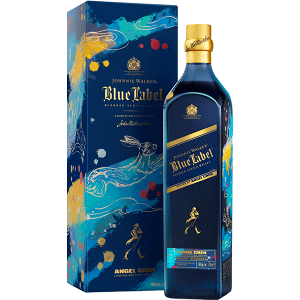 Scotch Whisky Johnnie Walker Blue Label Scotch Whiskey Year of the Rabbit 2023 LP Wines & Liquors