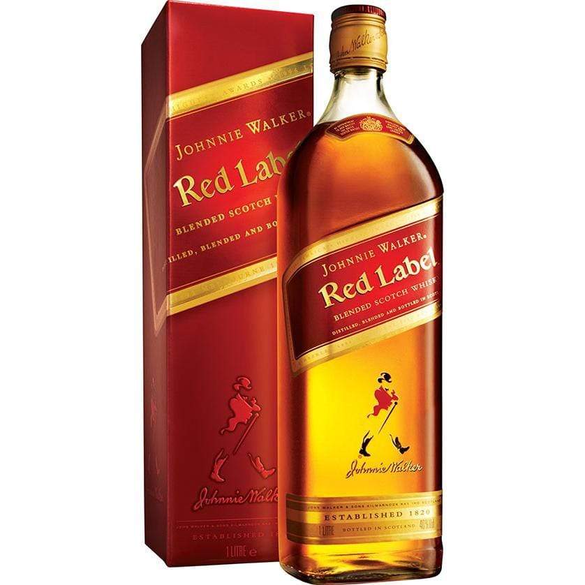 Scotch Whisky Johnnie Walker Red Label Scotch Whisky 1L LP Wines & Liquors