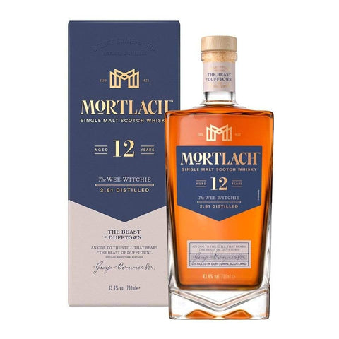 Scotch Whisky Mortlach 12 Year "The Wee Witchie" Single Malt Scotch Whisky LP Wines & Liquors