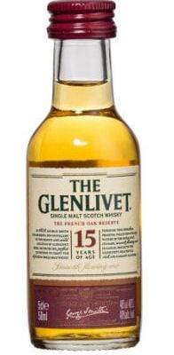 Scotch Whisky The Glenlivet 15 Year Scotch Whisky Mini 50 ml LP Wines & Liquors