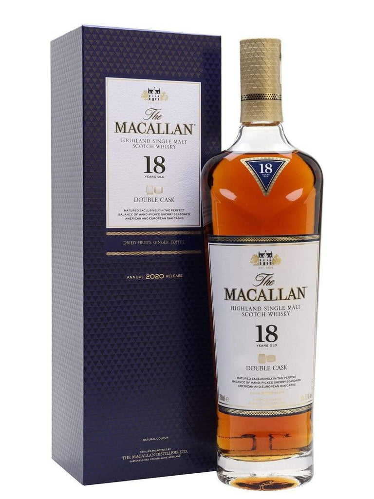 Scotch Whisky The Macallan 18 Year Double Cask Scotch Whiskey 750ml LP Wines & Liquors