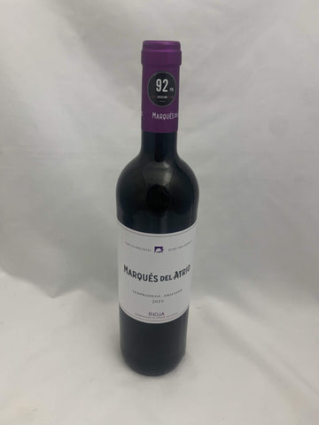Spain Red Wines Marques Del Atrio Tempranillo Rioja 2019 750ml LP Wines & Liquors