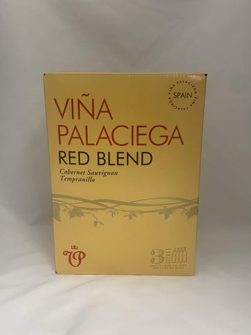 Spain Red Wines Vina Palaciega Red Blend Cabernet Sauvignon Tempranillo Box Wine 3L LP Wines & Liquors