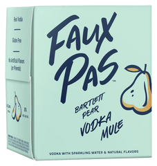 Faux Pas Bartlett Pear Vodka Mule 4 Pack